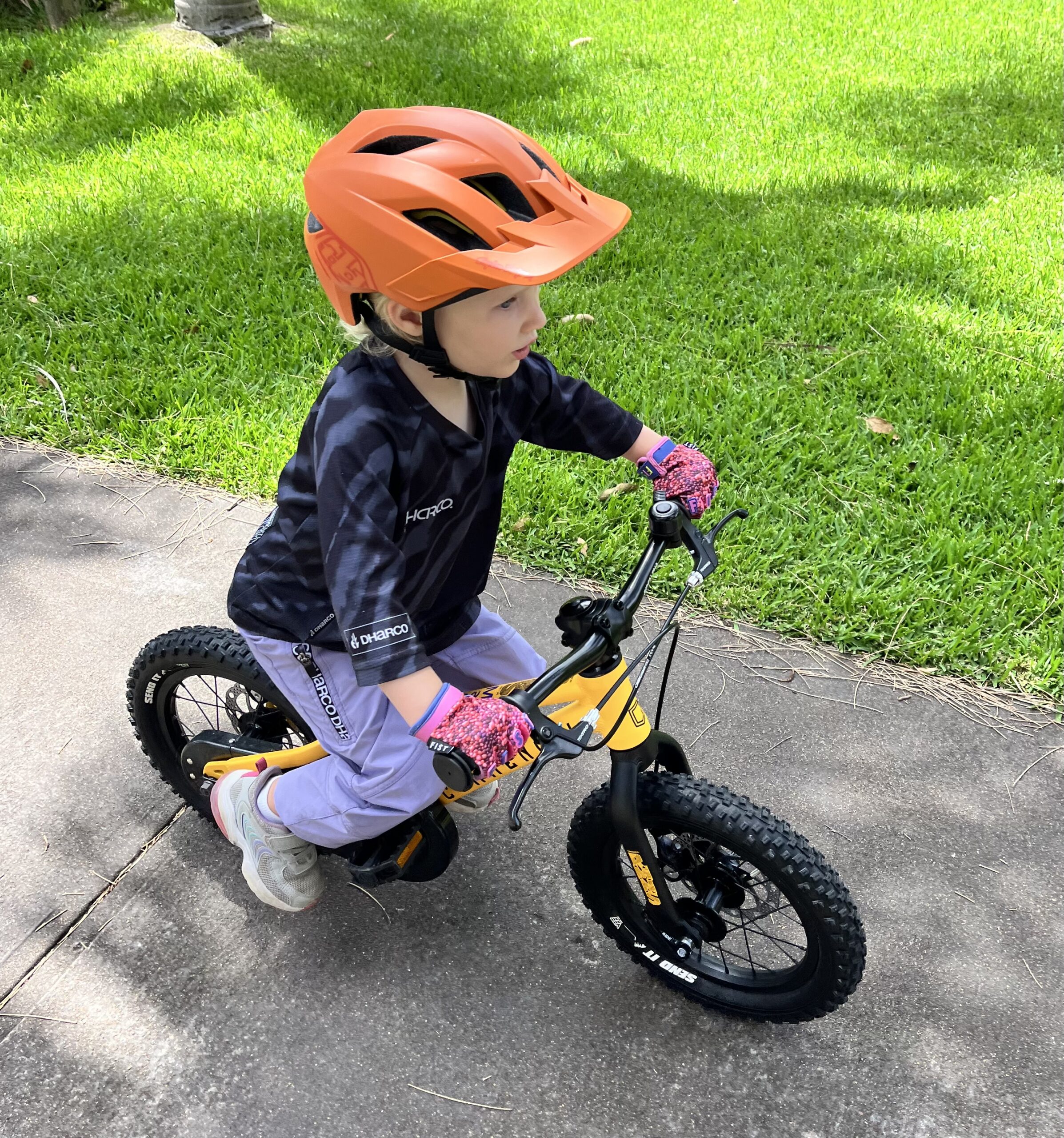 Lessons from a 3yr old learning to ride a pedal bike